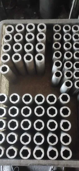Polieren von Wolframkarbid-Rohrcode-Überschriftstempeln, Hartmetall-Stanzformen